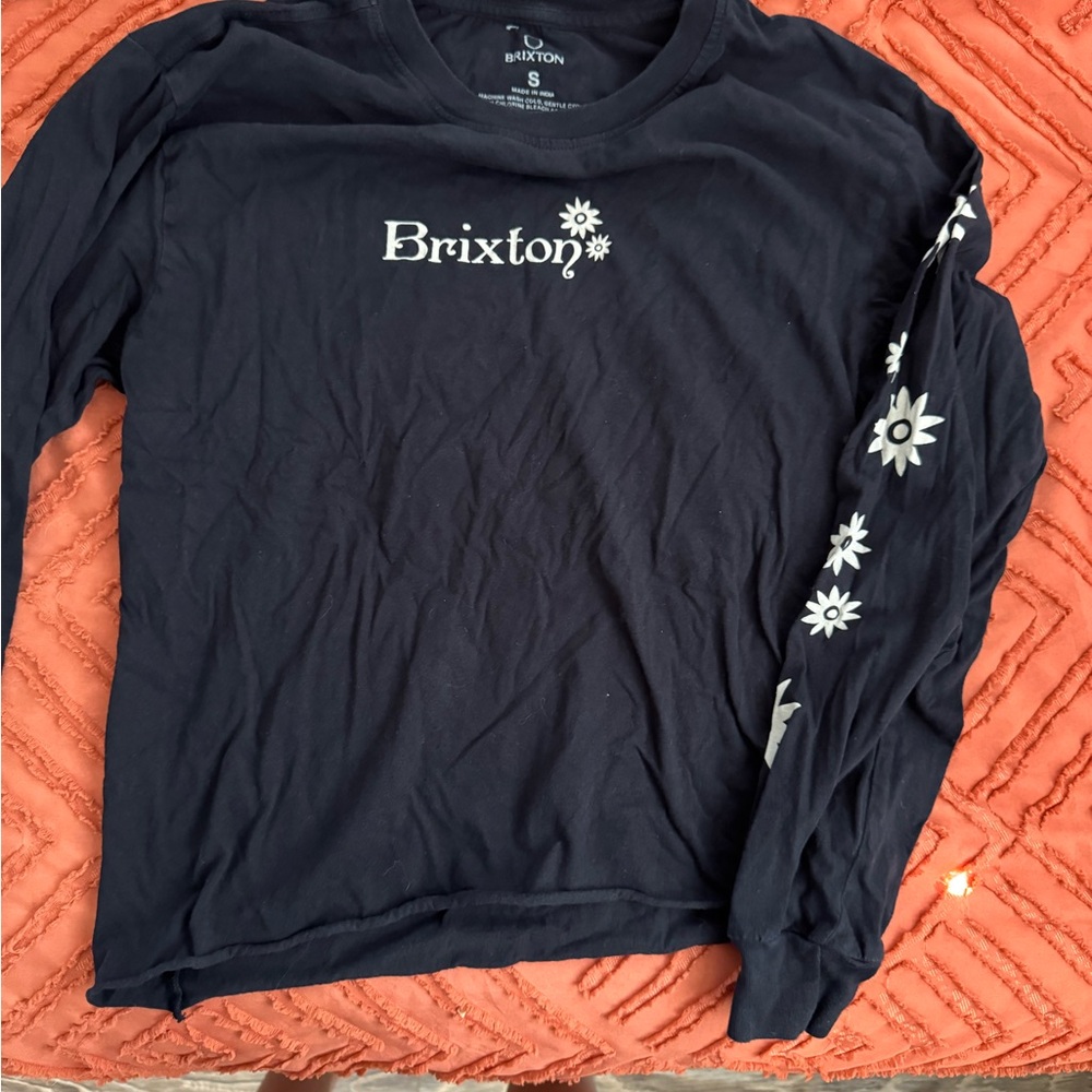 Brixton Long Sleeve with White Floral Accents